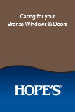 Caring for your Bronze Windows and Doors